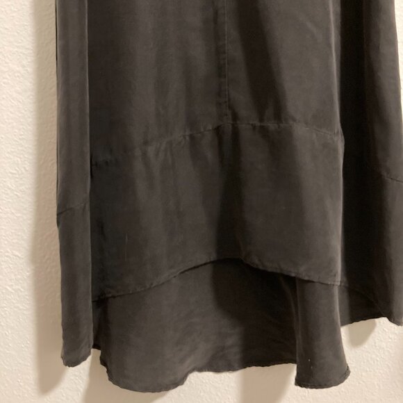 Black Enza Costa Silk Dress Size 1 - Picture 3 of 8